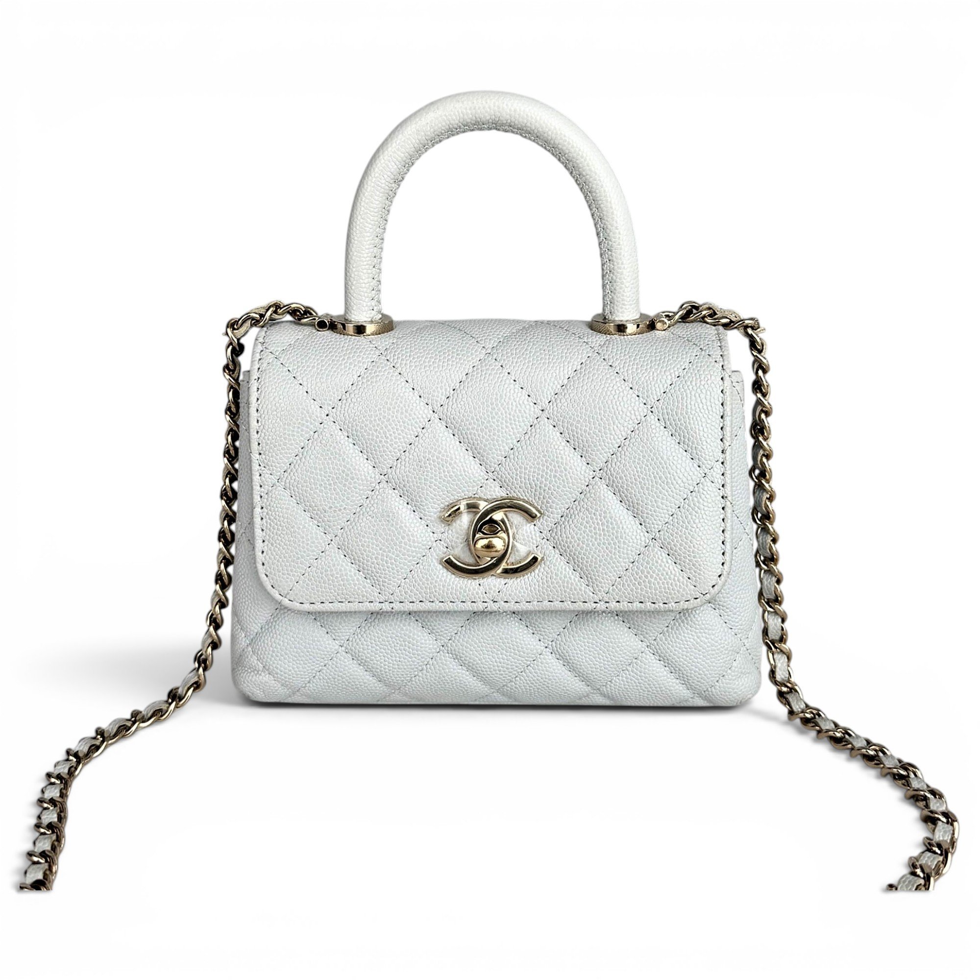 Coco Handle leather handbag
