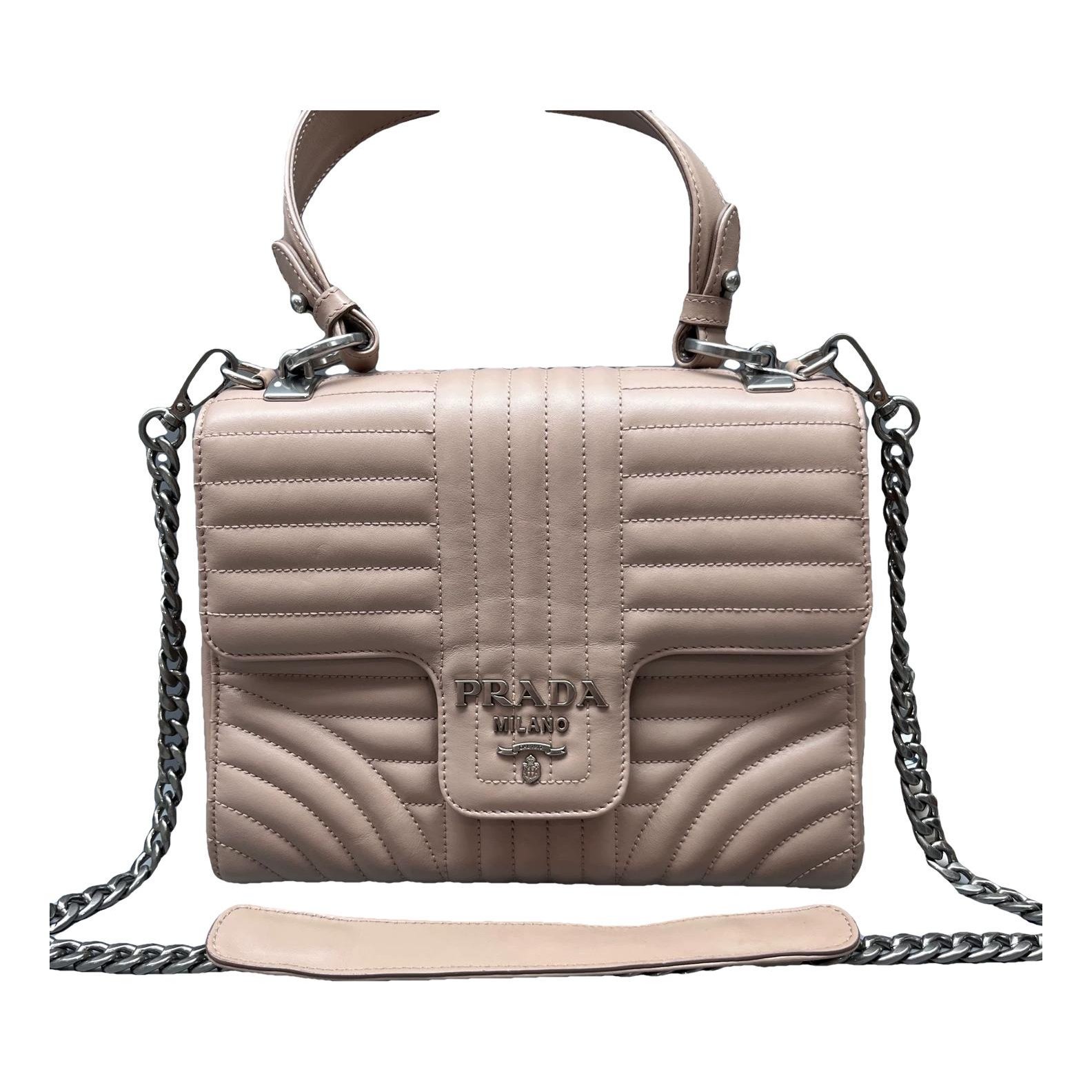Diagramme leather handbag