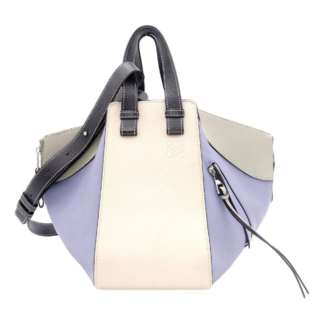 Hammock leather handbag