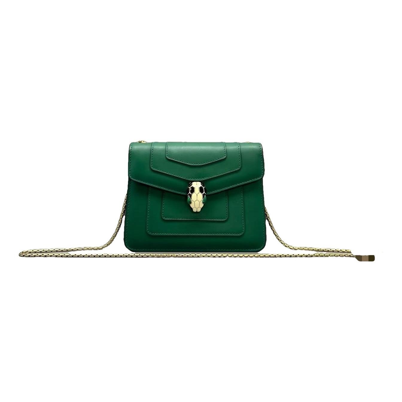 Serpenti leather handbag