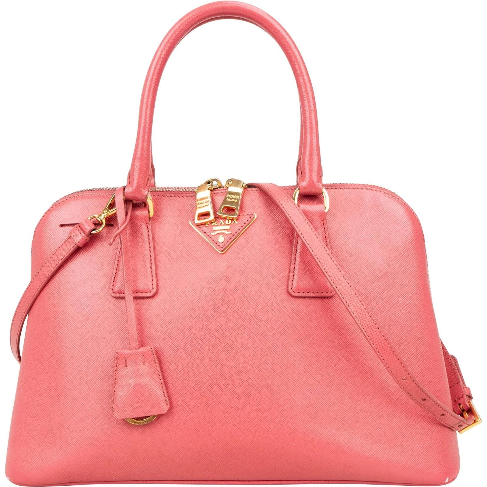 Promenade leather handbag