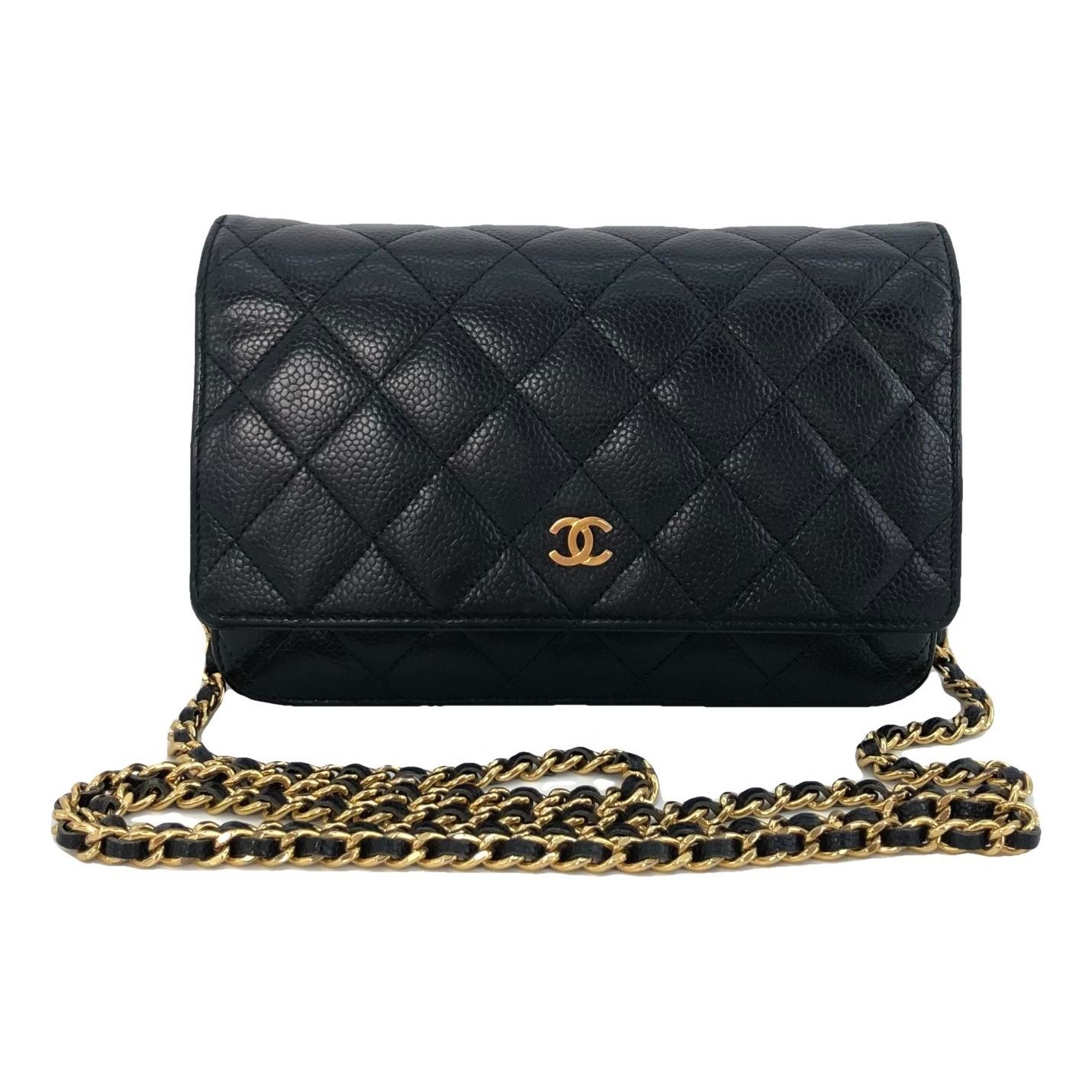 Wallet On Chain Timeless/Classique leather crossbody bag