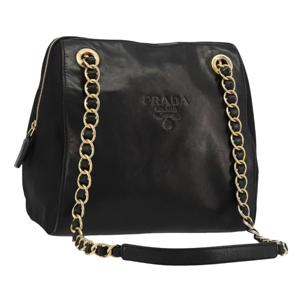 Leather backpack
