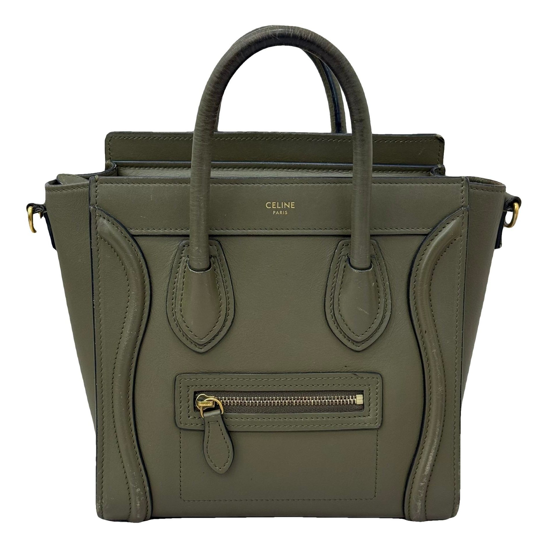 Nano Luggage leather handbag