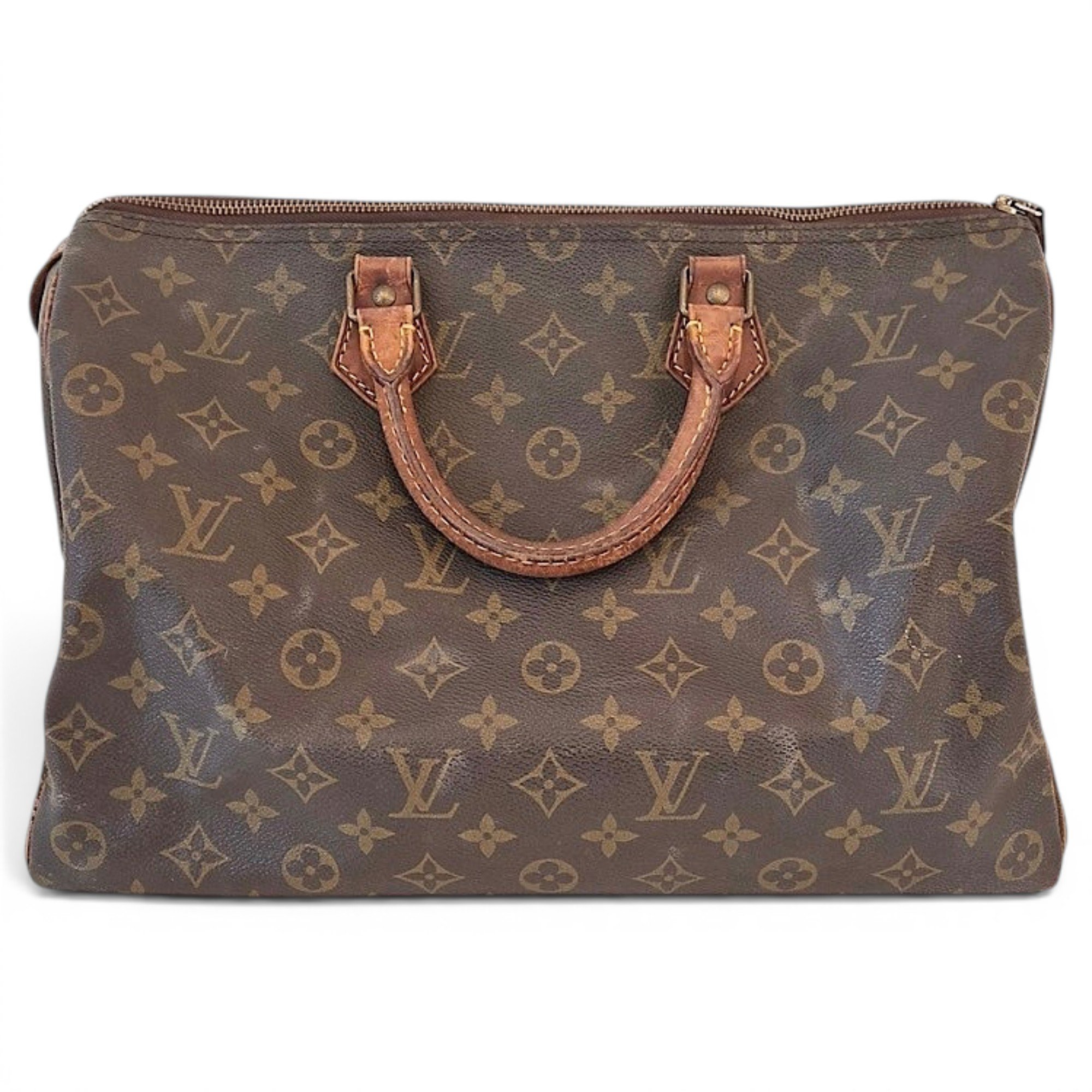 Speedy leather handbag