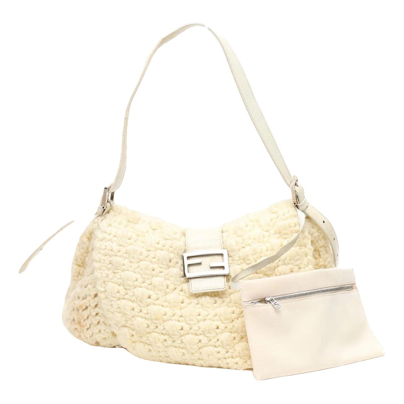 Mamma Baguette wool handbag
