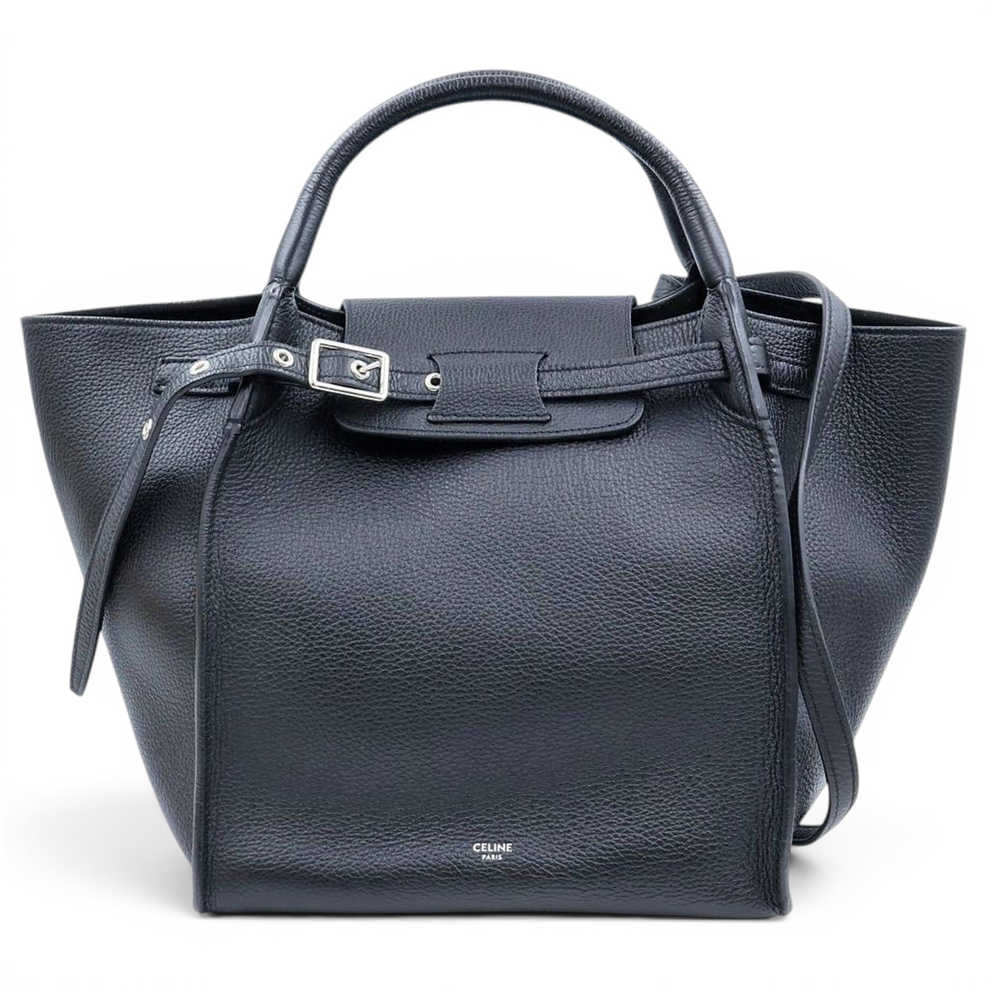 Belt leather tote