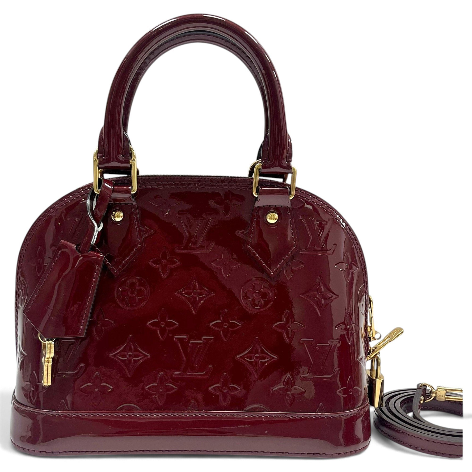 Alma BB patent leather handbag