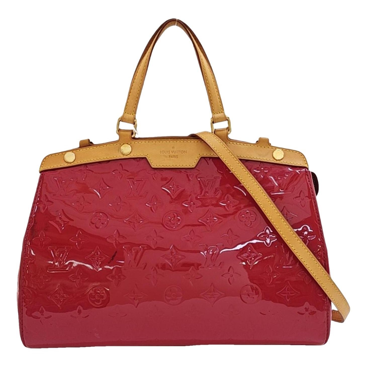 Patent leather handbag
