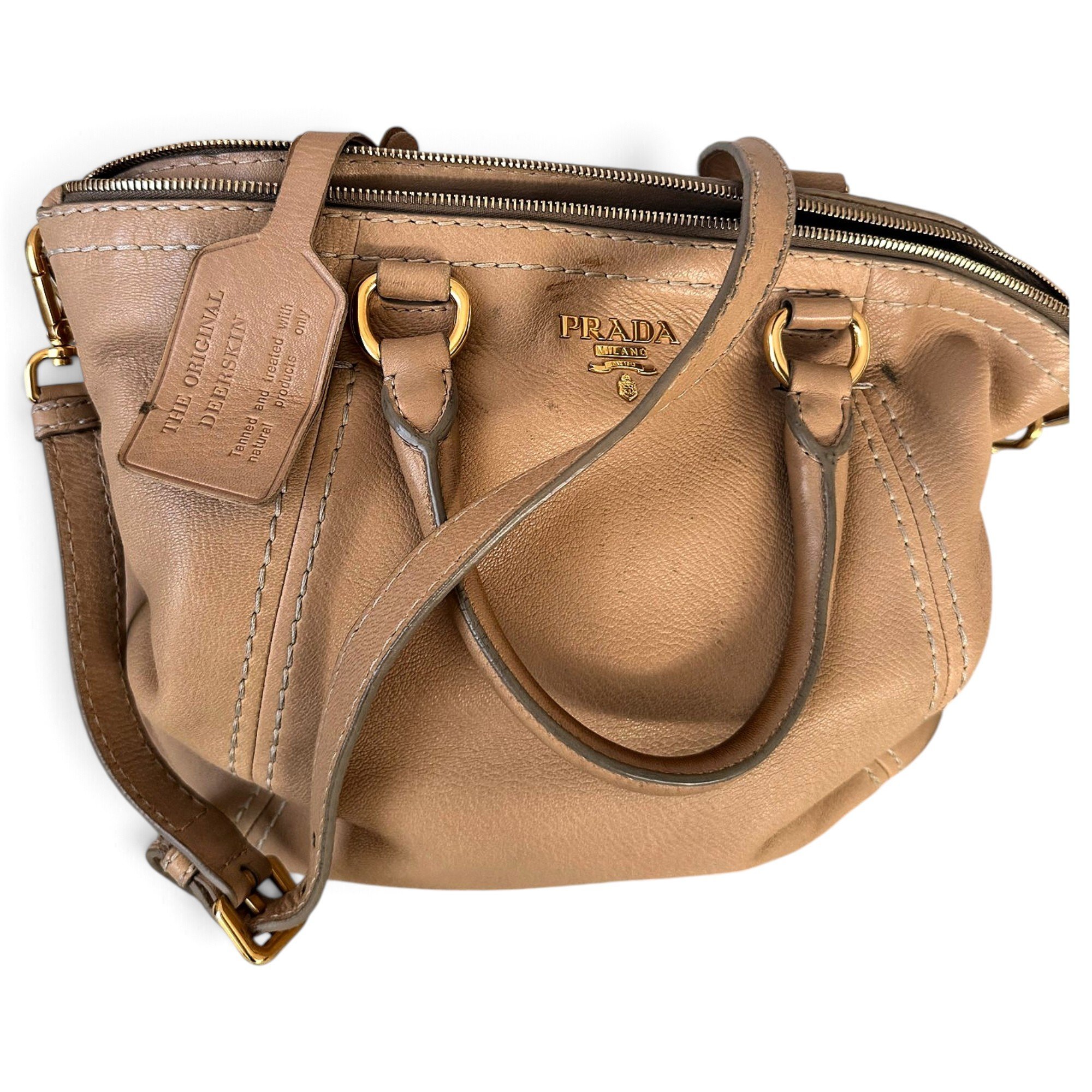 Leather satchel