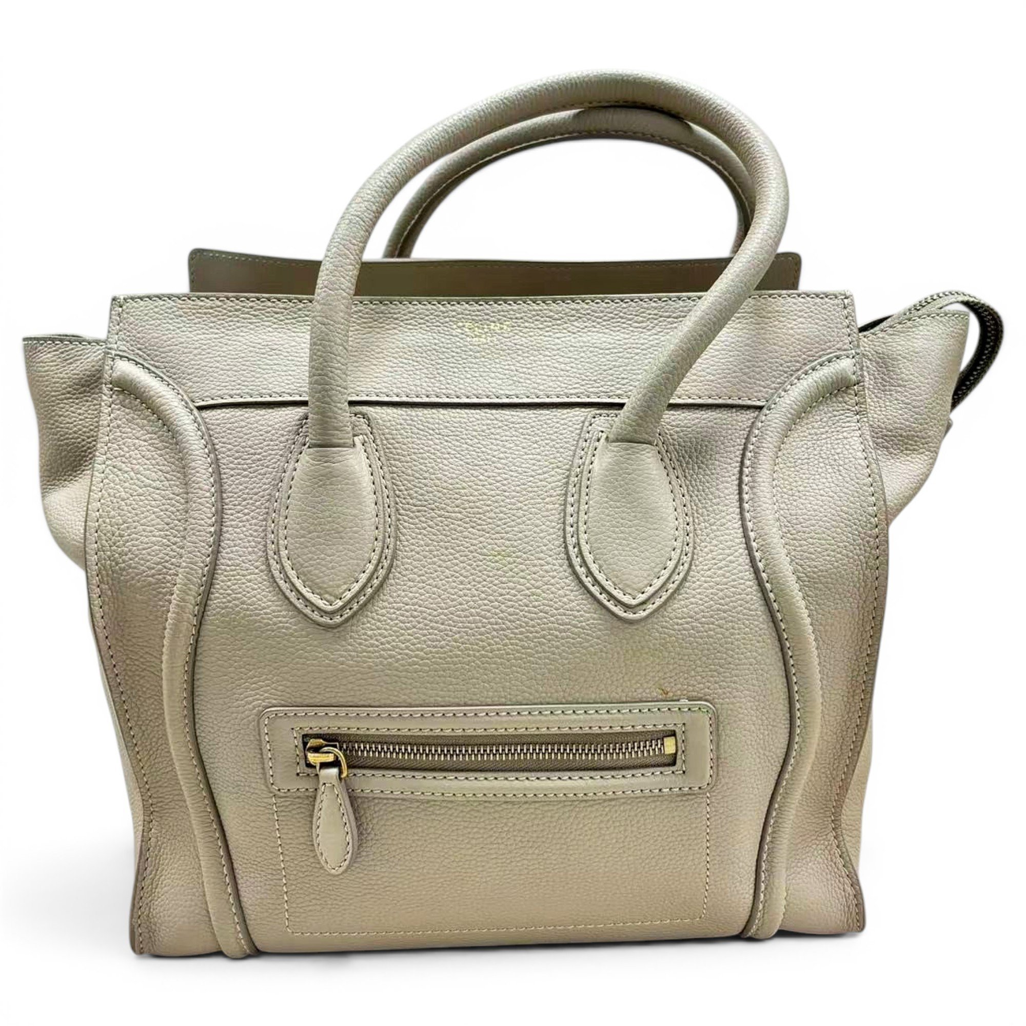 Luggage leather handbag