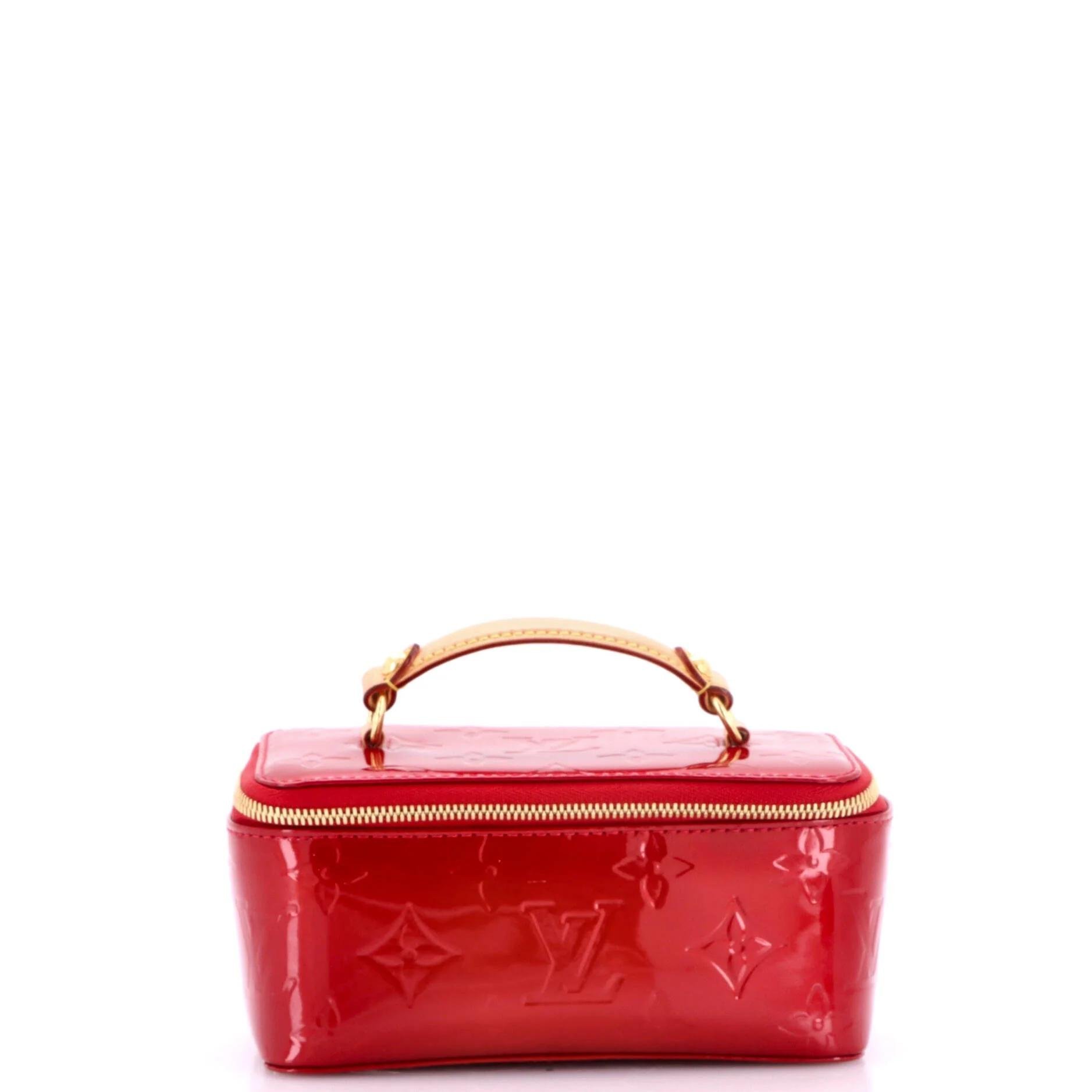 Patent leather handbag