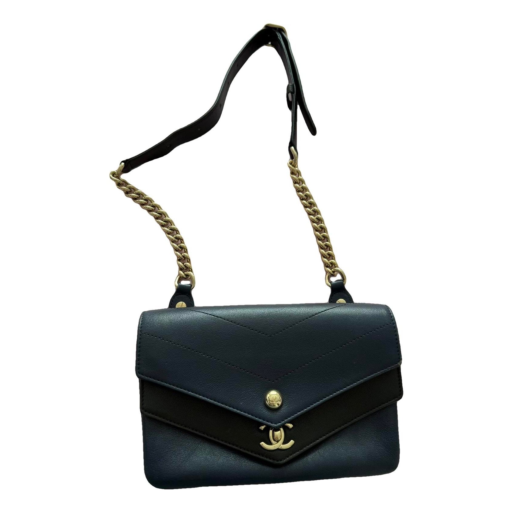 Leather clutch bag