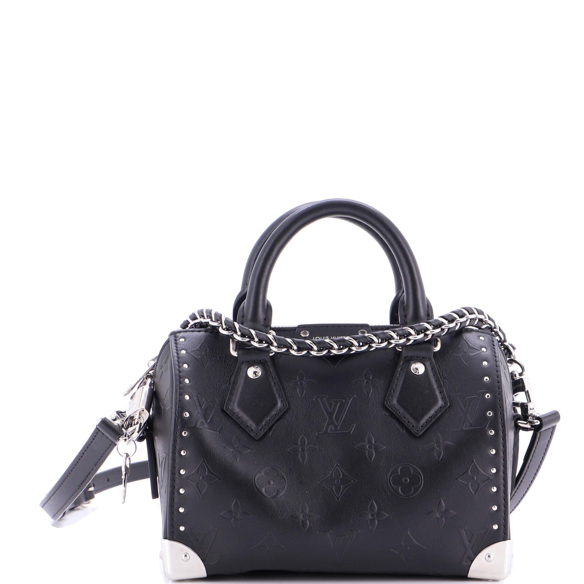 Louis Vuitton Speedy Trunk Bag Monogram Bold Leather 20