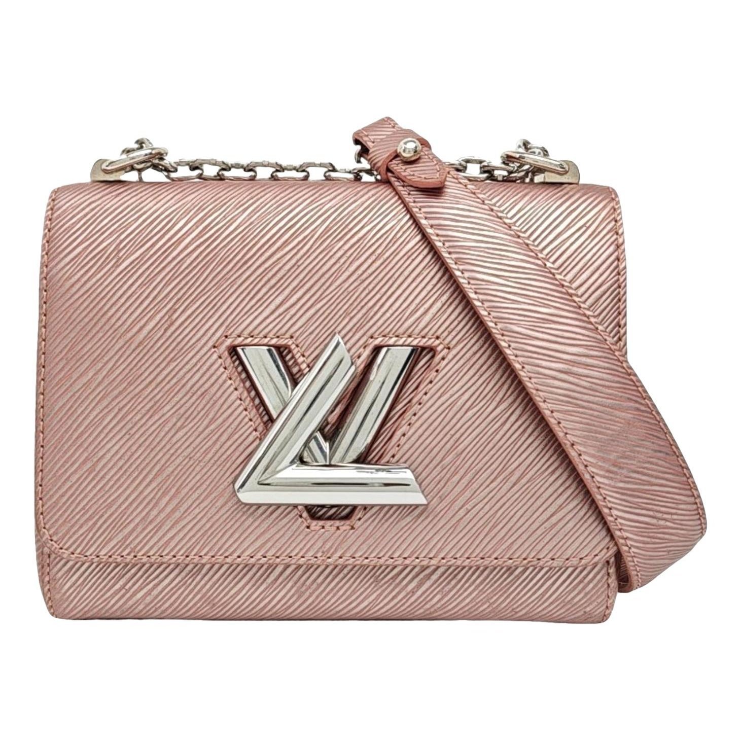 Twist leather handbag