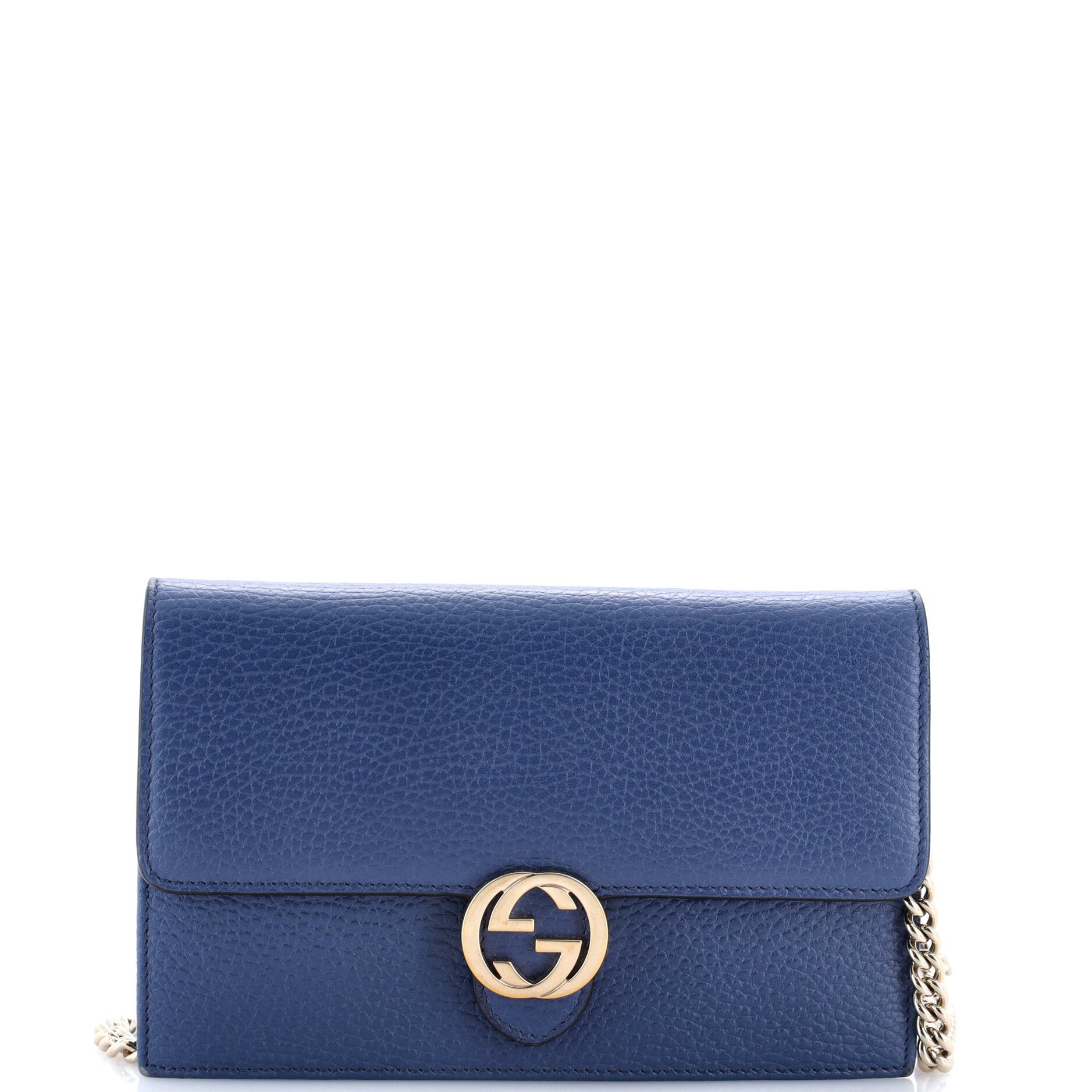 Interlocking Wallet on Chain Leather