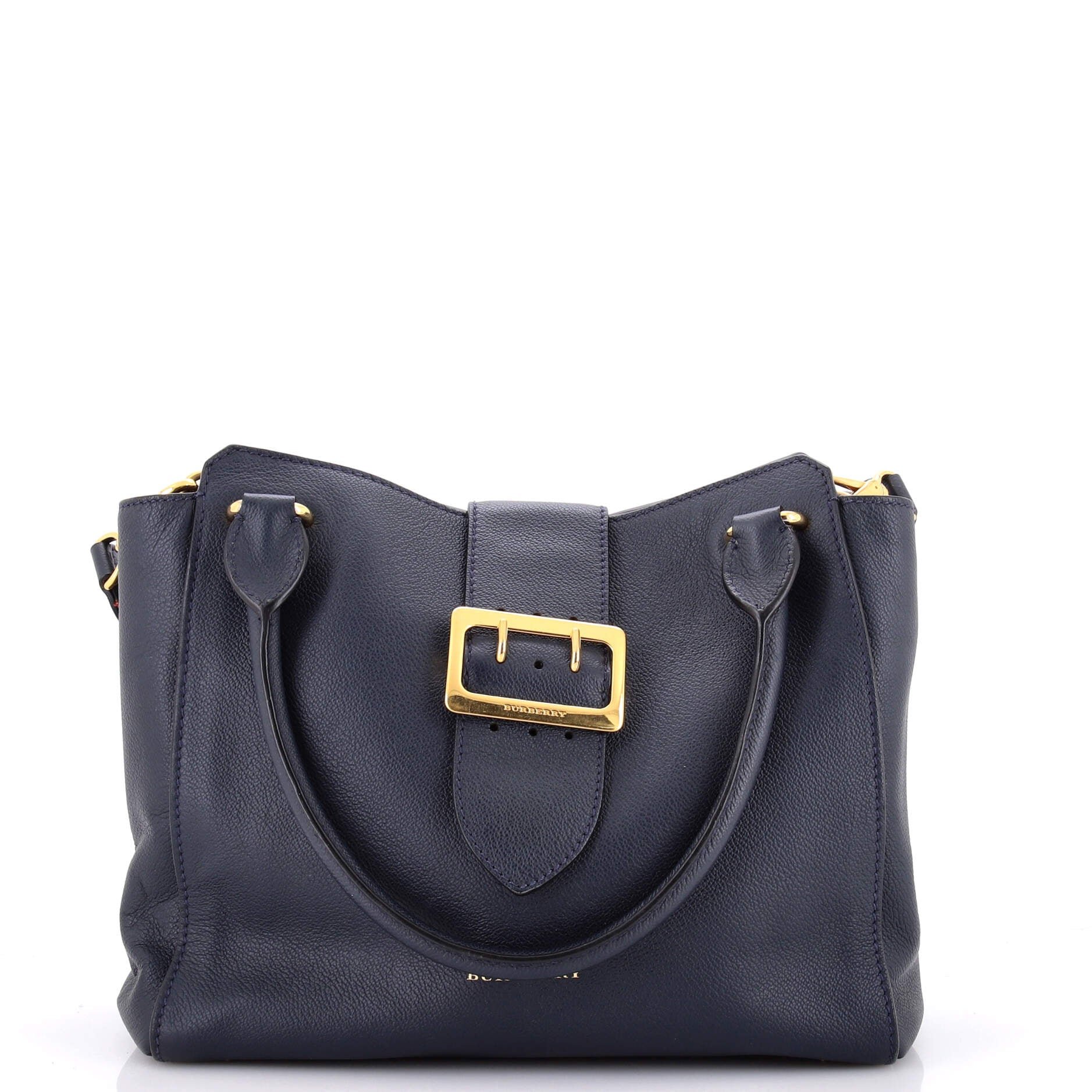 Buckle Tote Leather Medium