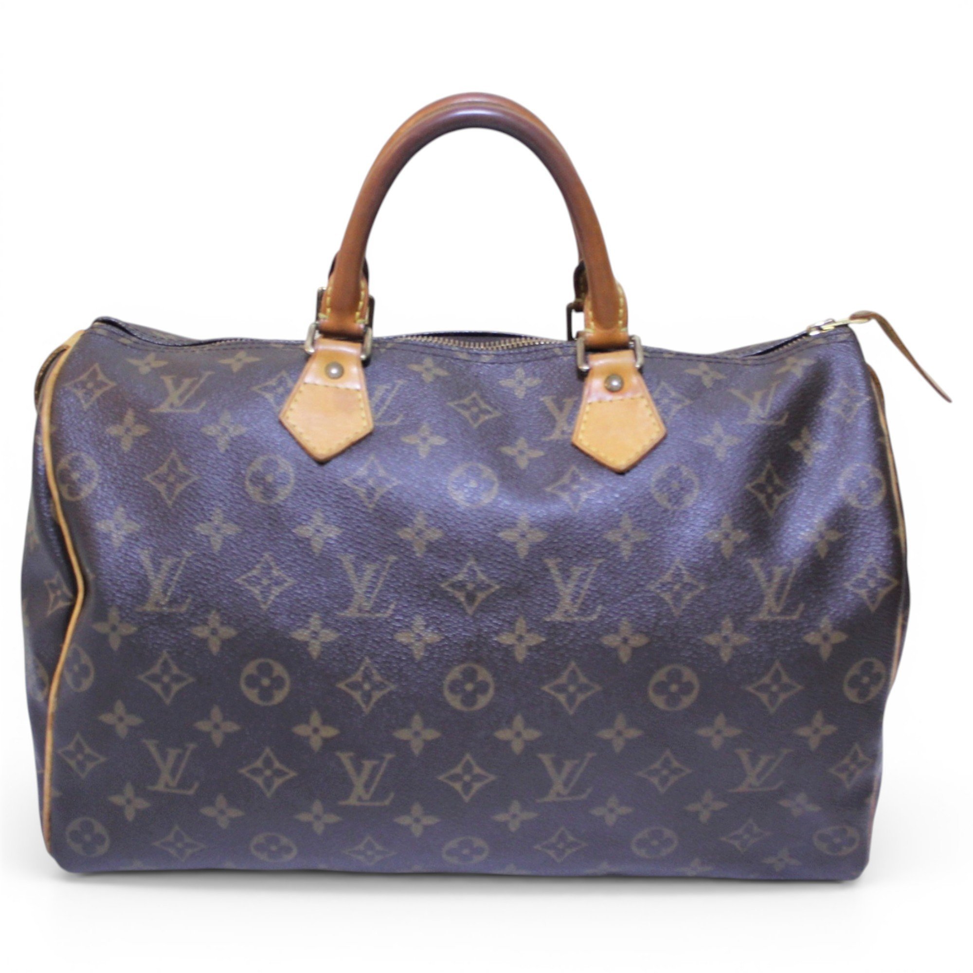 Speedy leather handbag