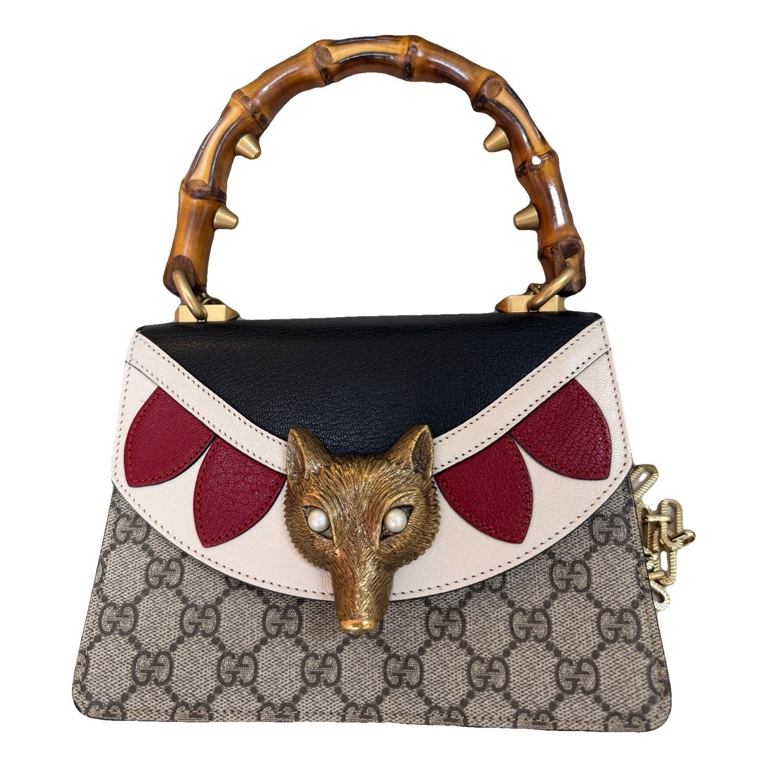 Dionysus Bamboo leather handbag