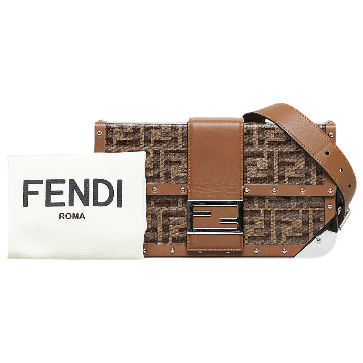 Baguette leather handbag