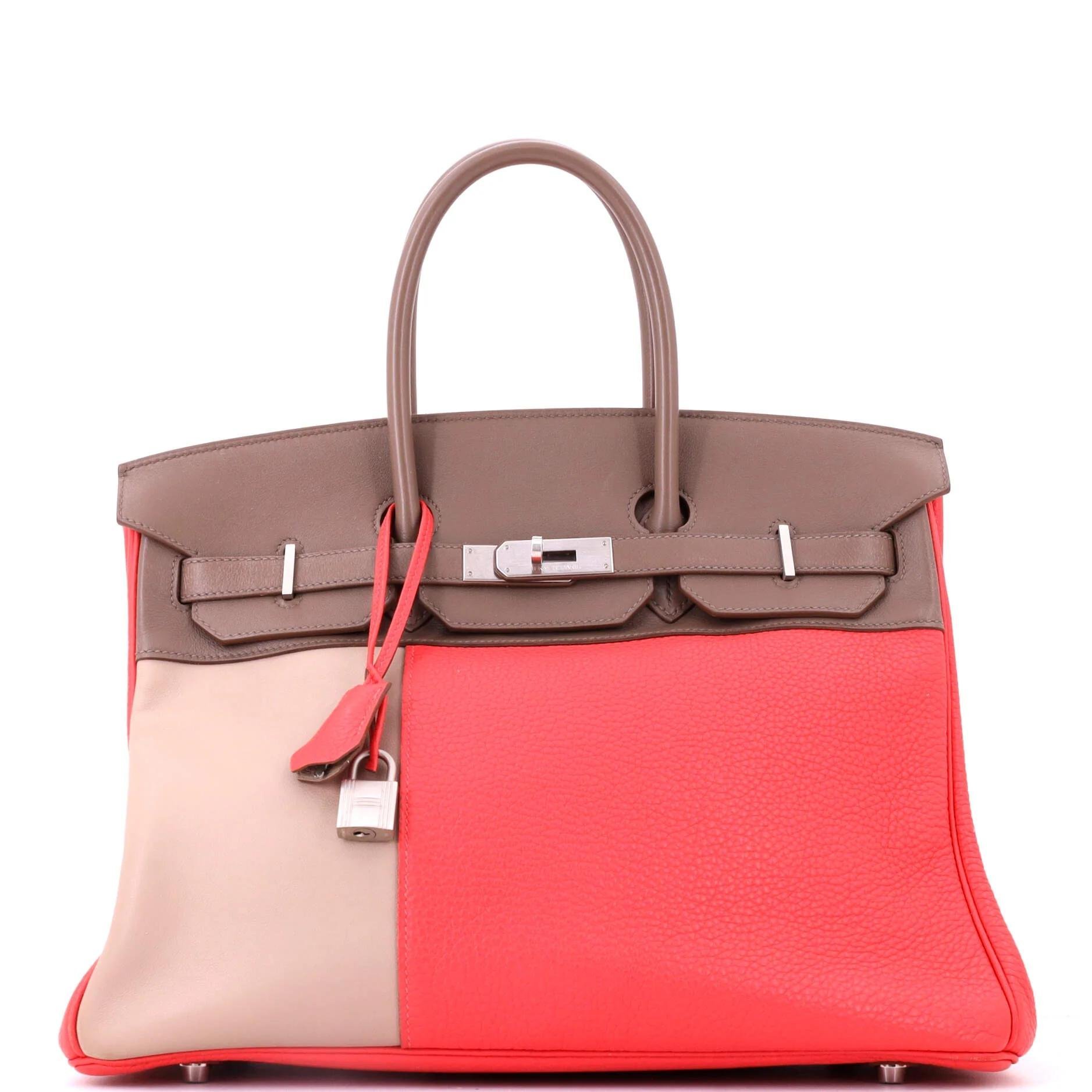 Birkin 35 leather tote