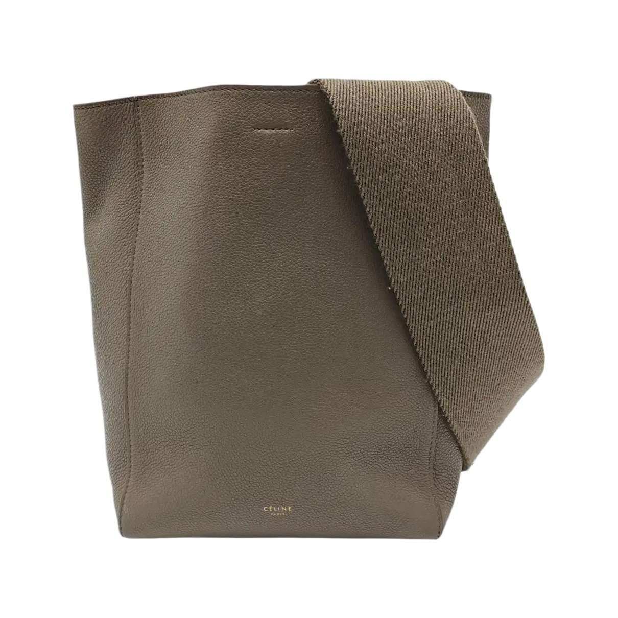 Seau Sangle leather handbag