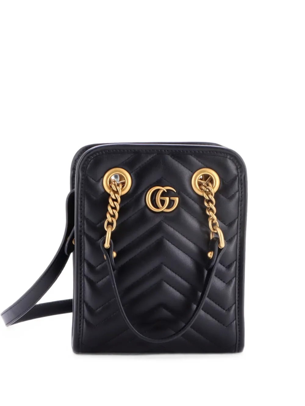 GG Marmont Handle Matelasse Leather Mini crossbody bag