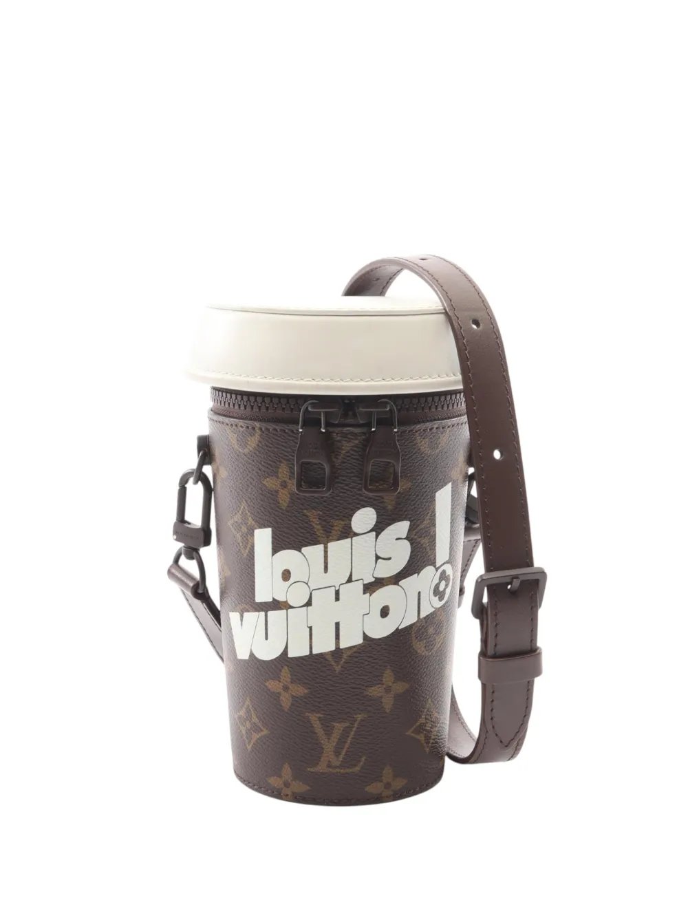 2000-2026 Monogram Coffee Cup Pouch crossbody bag