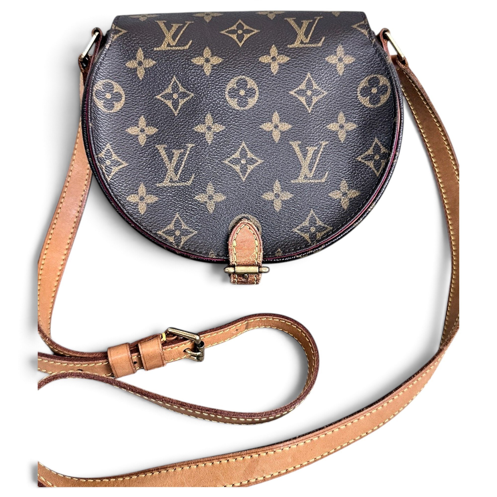 Tambourin Vintage leather crossbody bag
