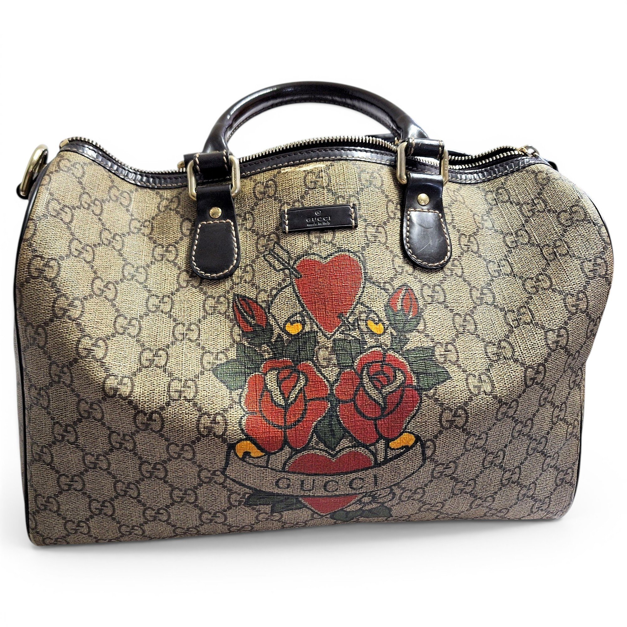 Boston cloth handbag