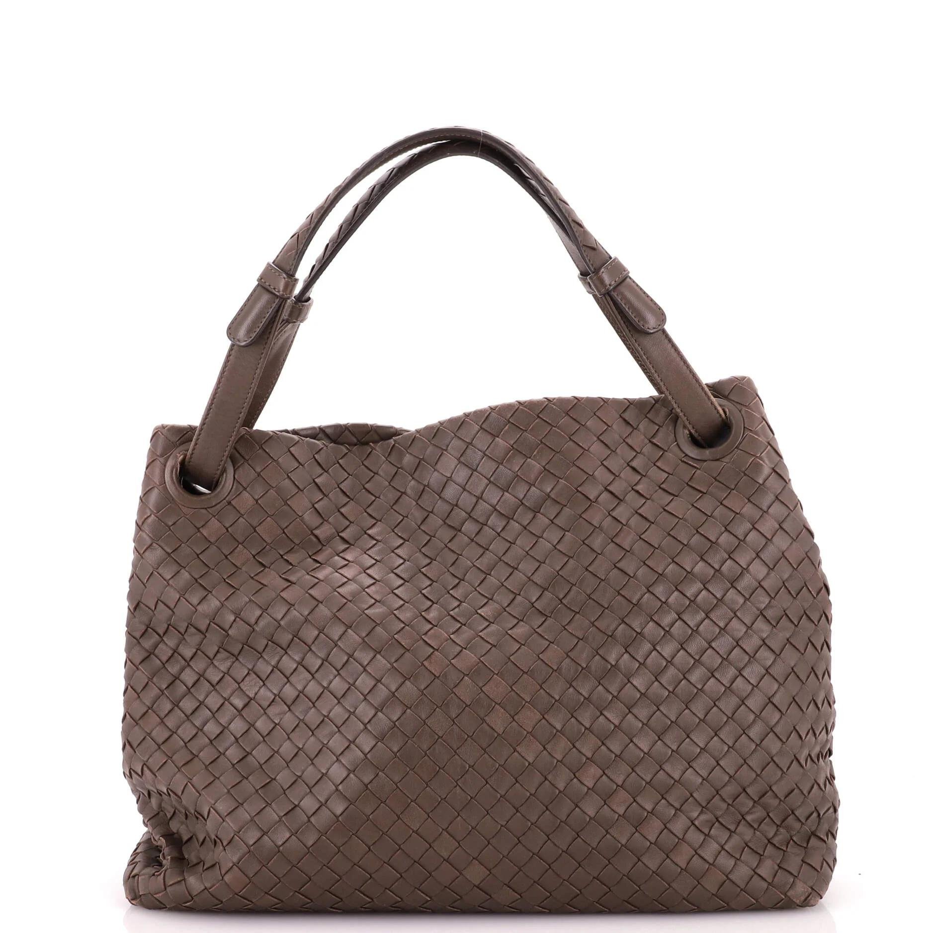 Leather tote