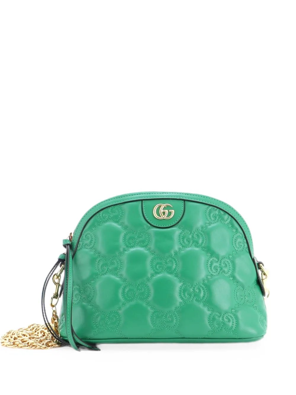 Dome Chain Zip GG Matelasse Leather Small shoulder bag
