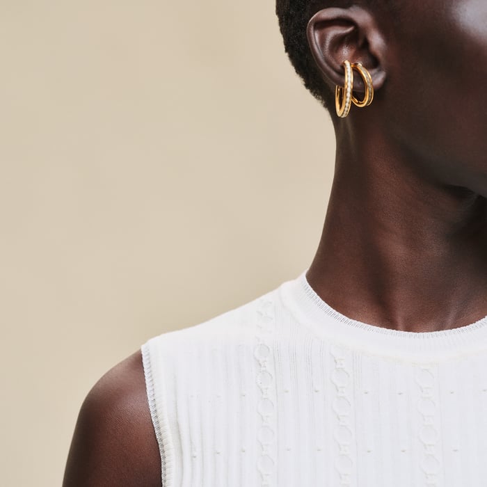 Blanc Naturel Sleeveless Sweater