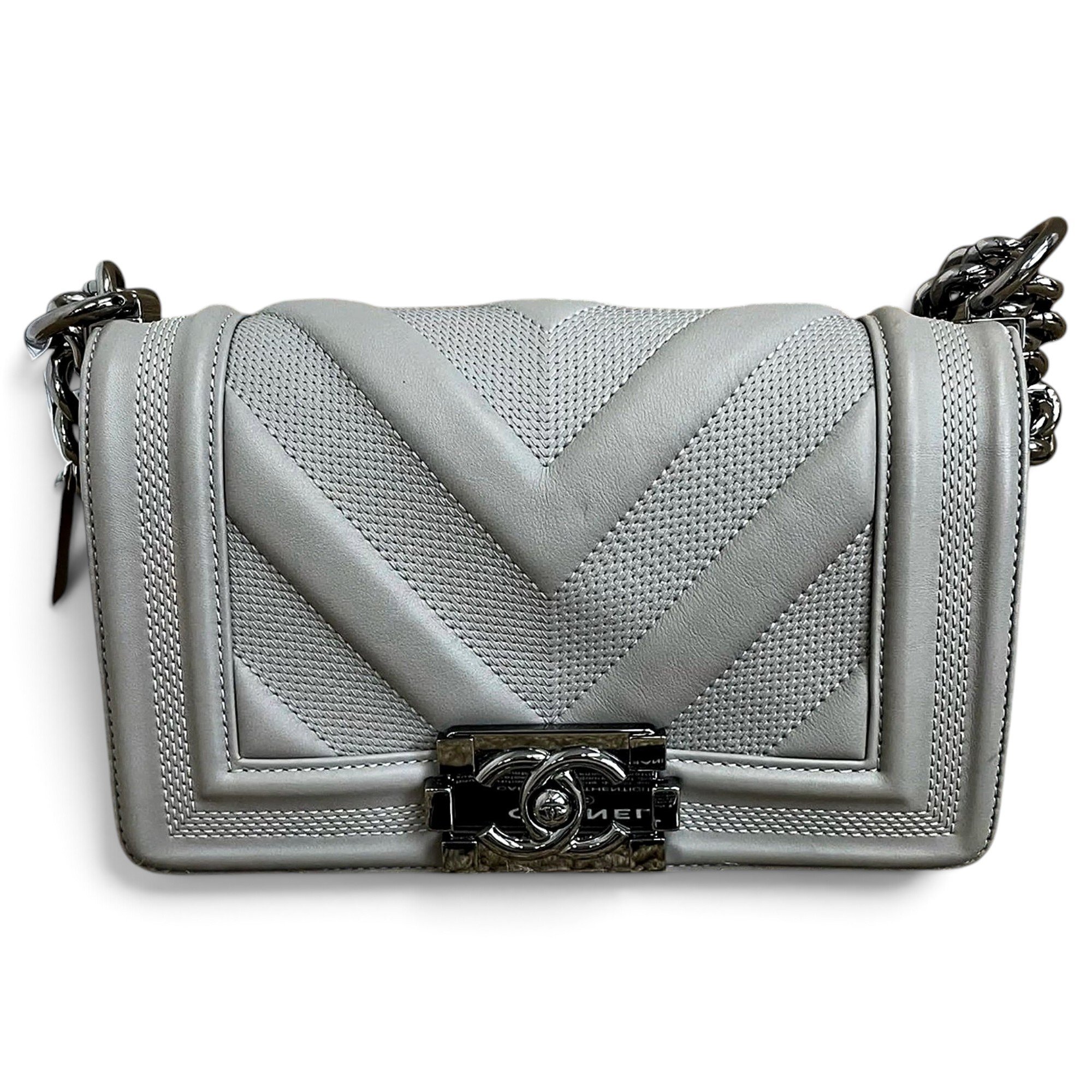 Boy leather crossbody bag