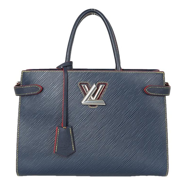 Twist leather handbag