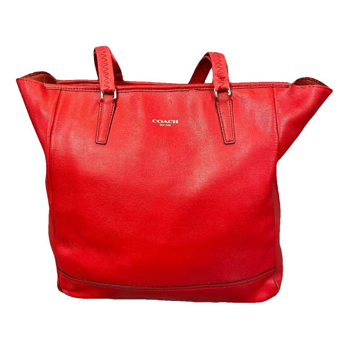 CITY ZIP TOTE leather tote