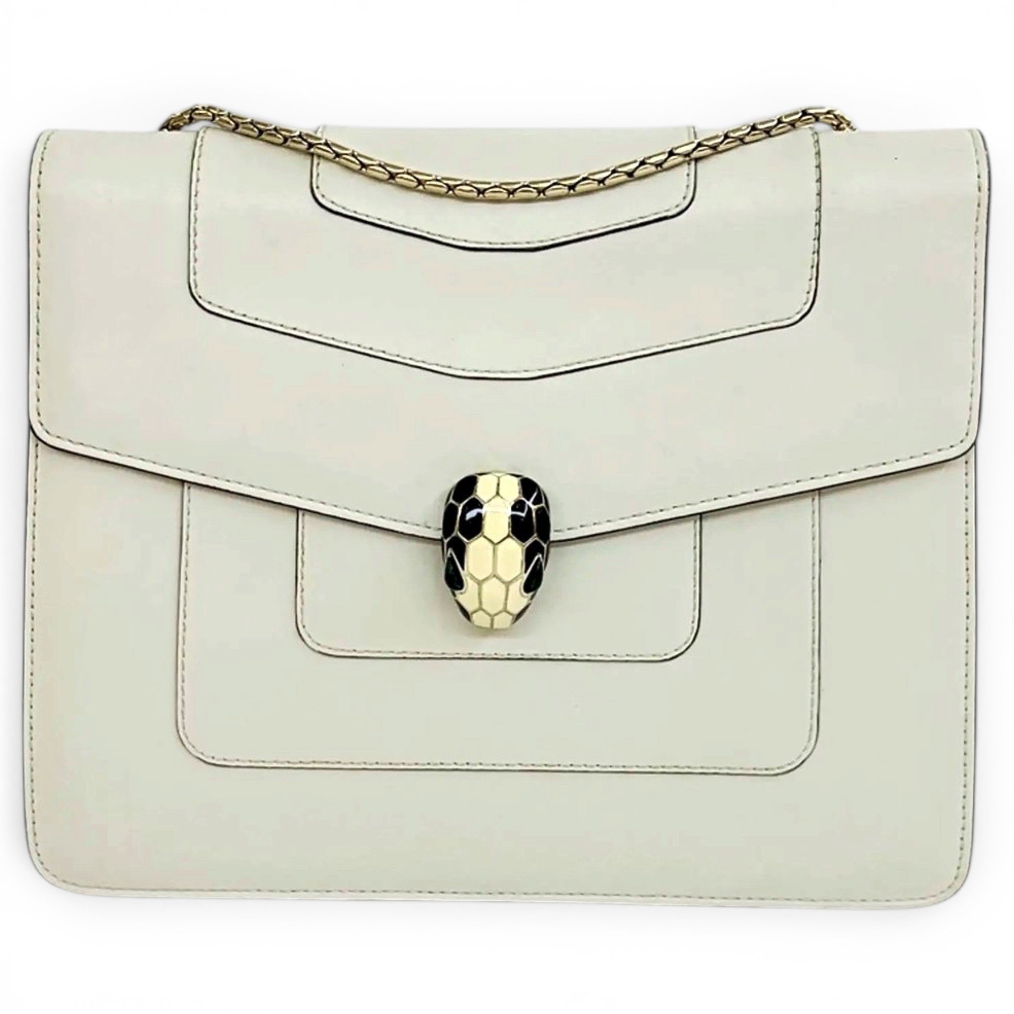 Serpenti leather crossbody bag