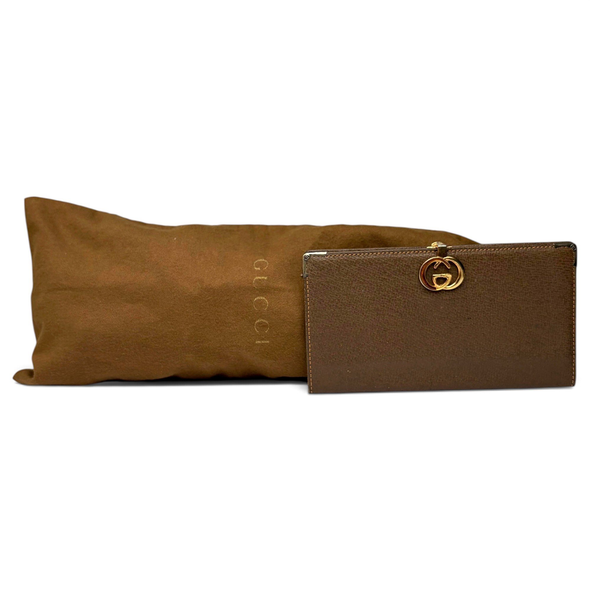 Interlocking leather mini bag