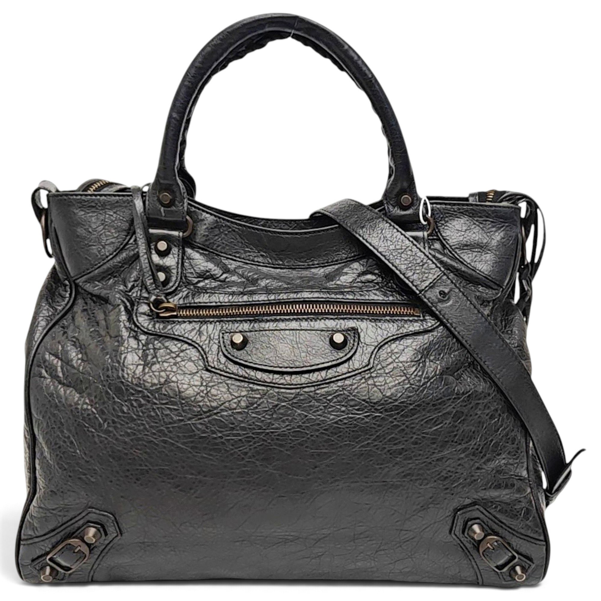 Leather handbag