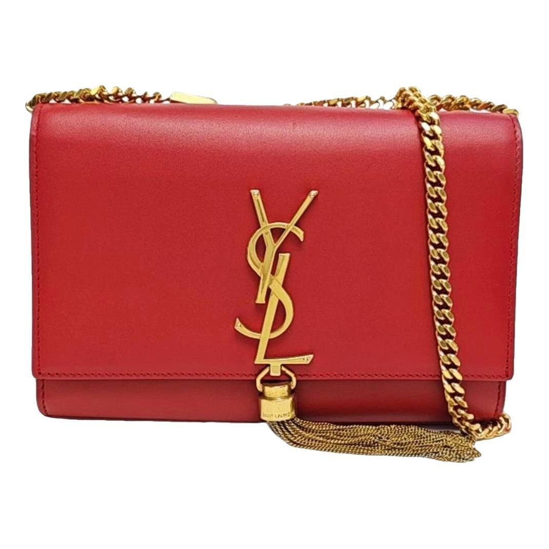 Pompom Kate leather handbag