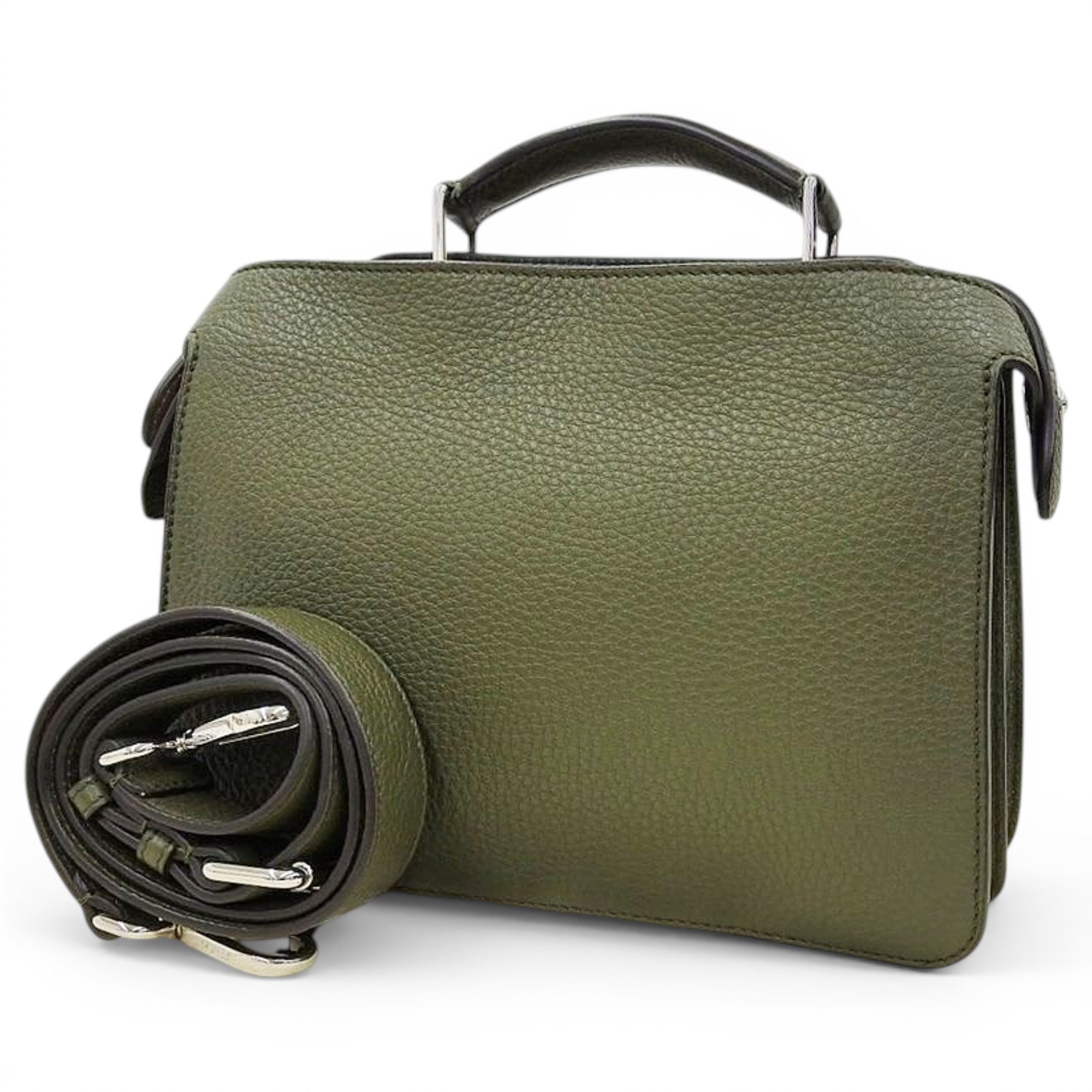 Peekaboo leather handbag