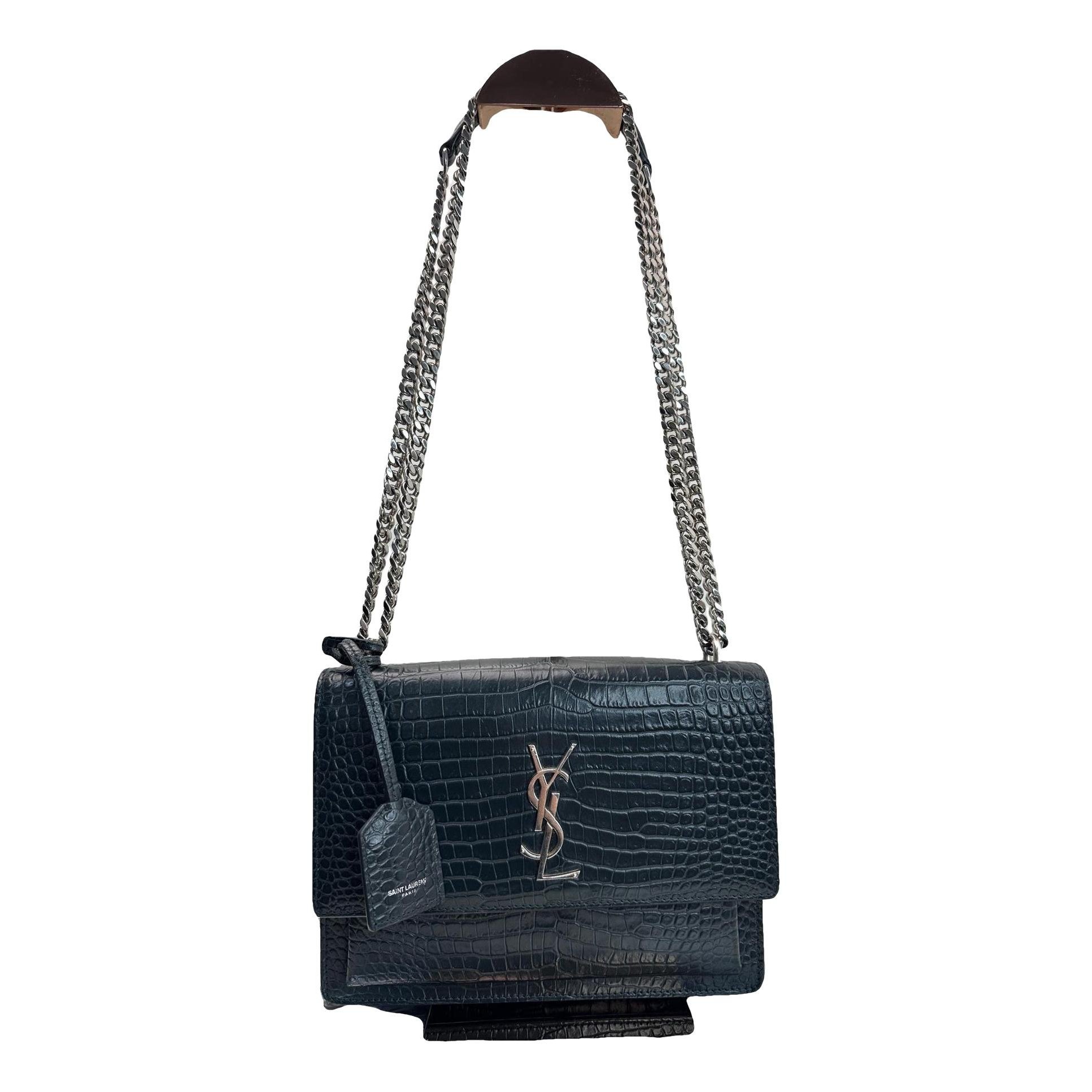 Sunset leather handbag