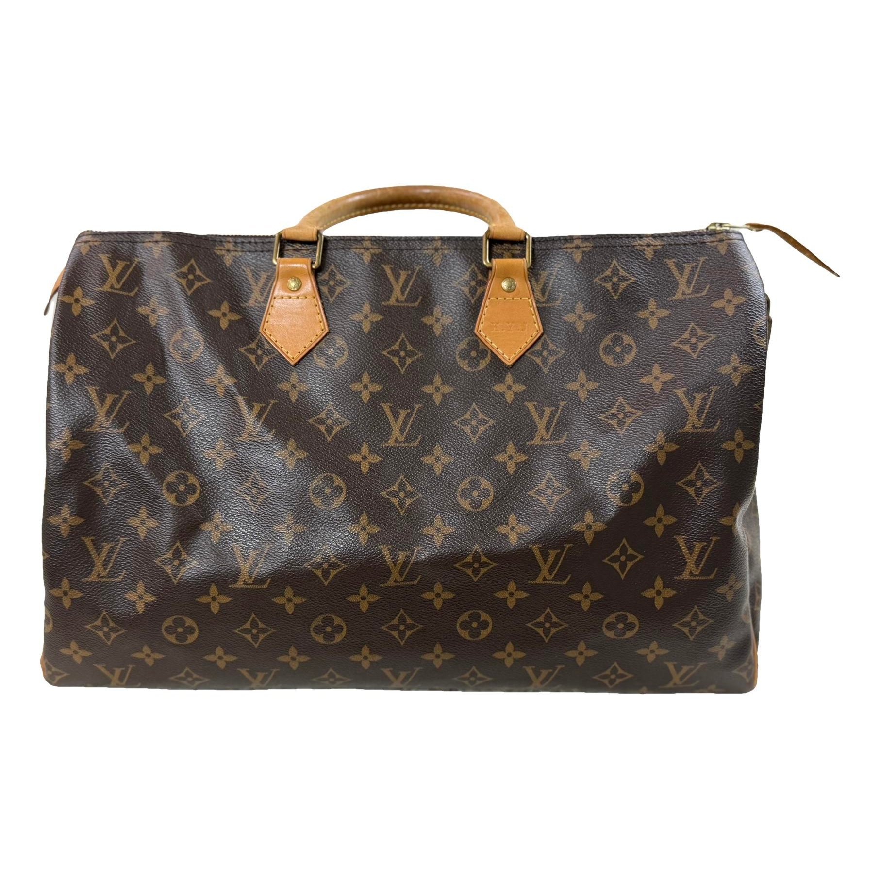 Speedy leather handbag