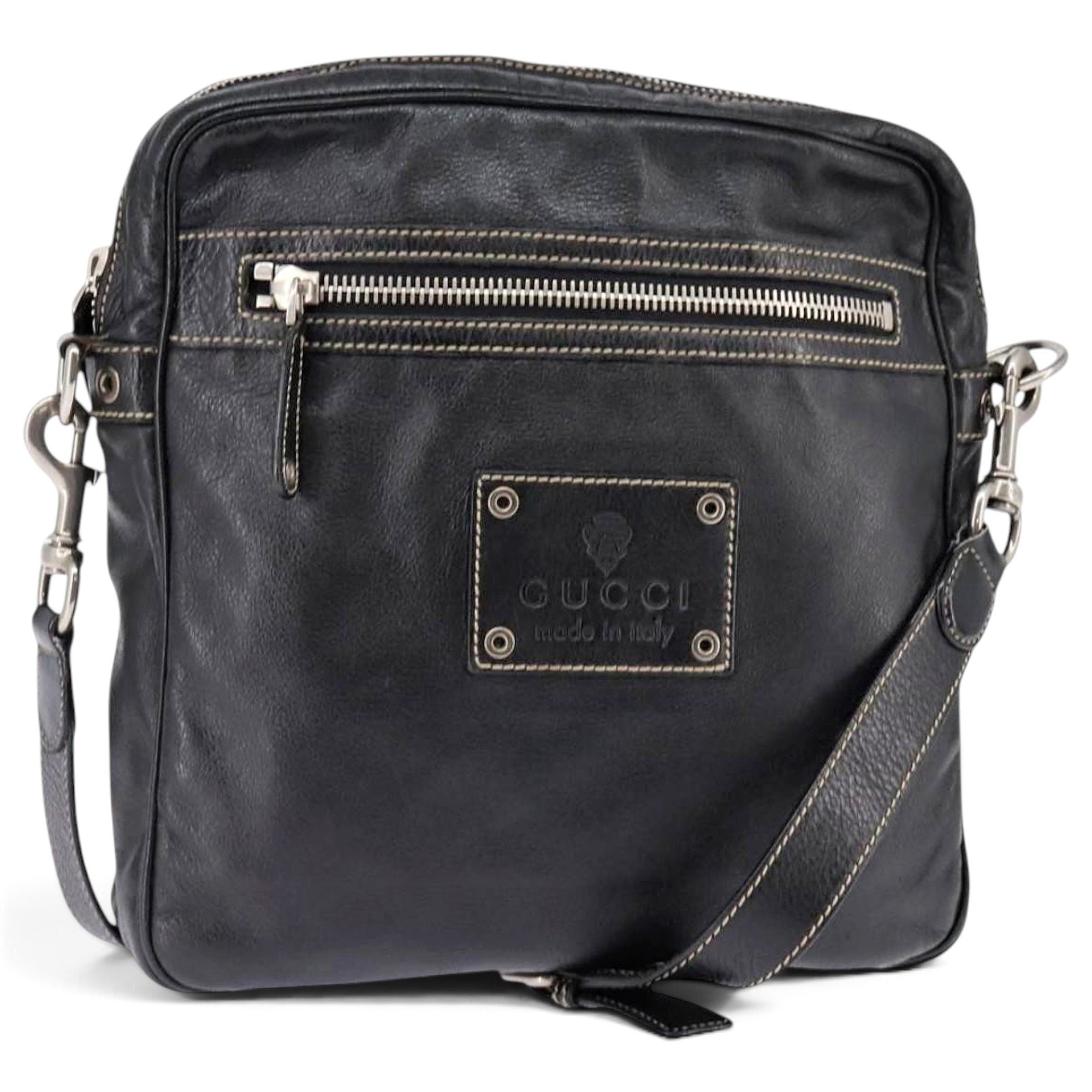 Leather handbag