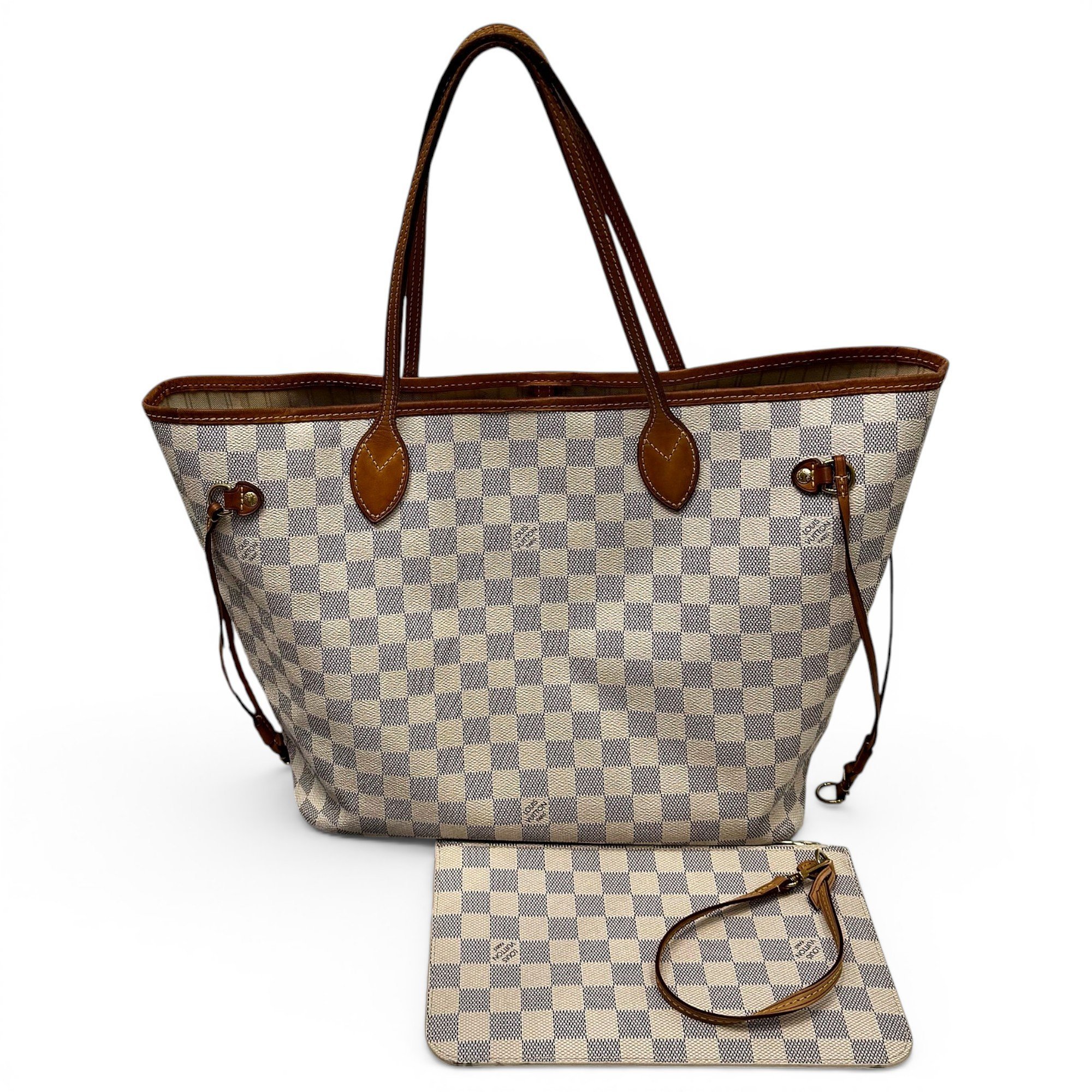 Neverfull leather tote