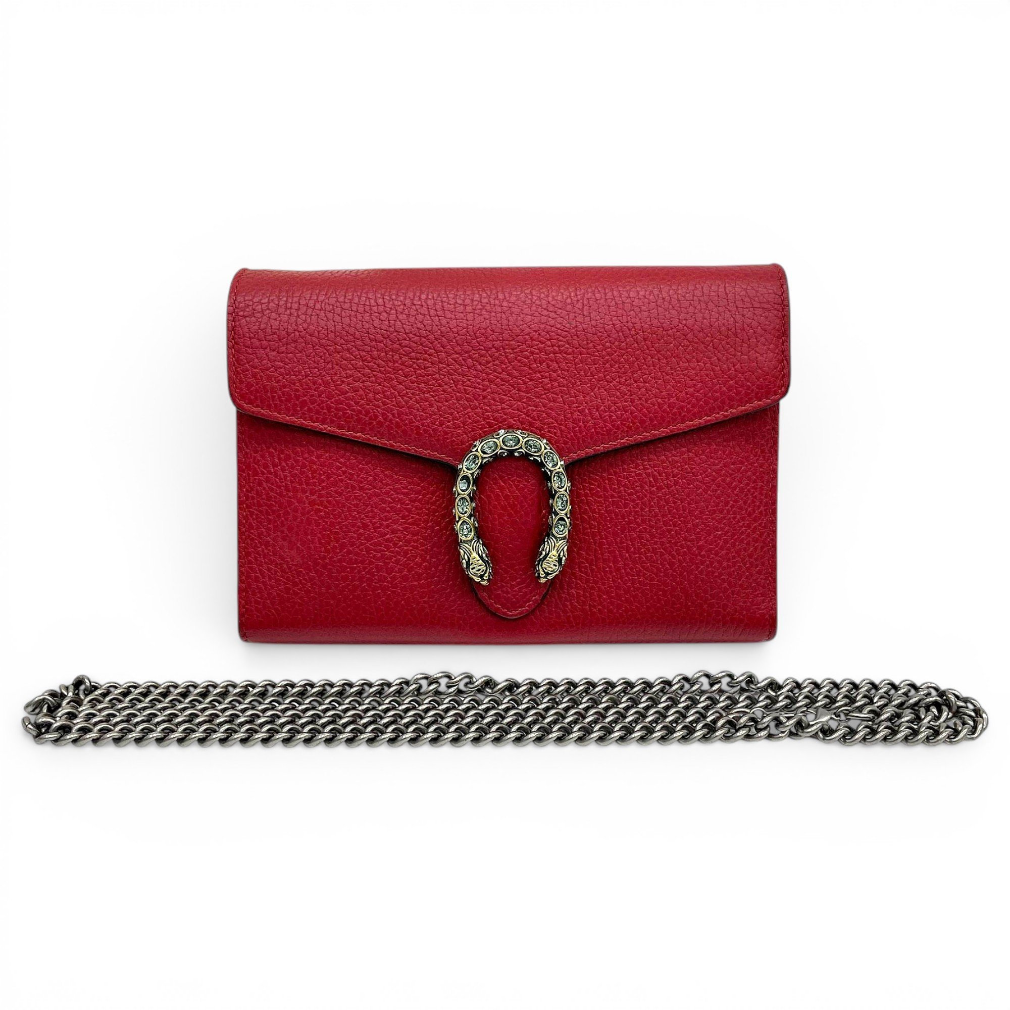 Dionysus Chain Wallet leather handbag