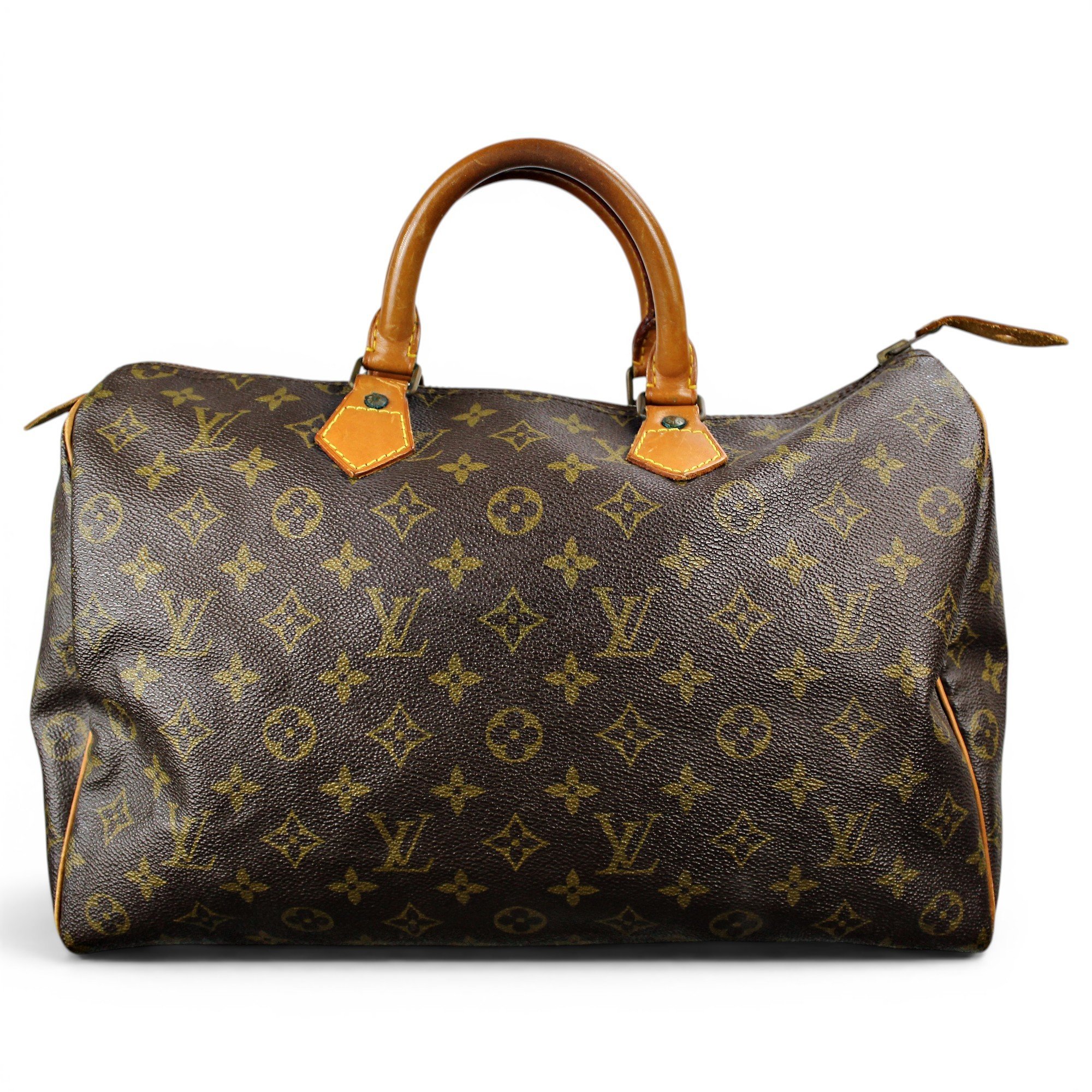 Speedy leather handbag