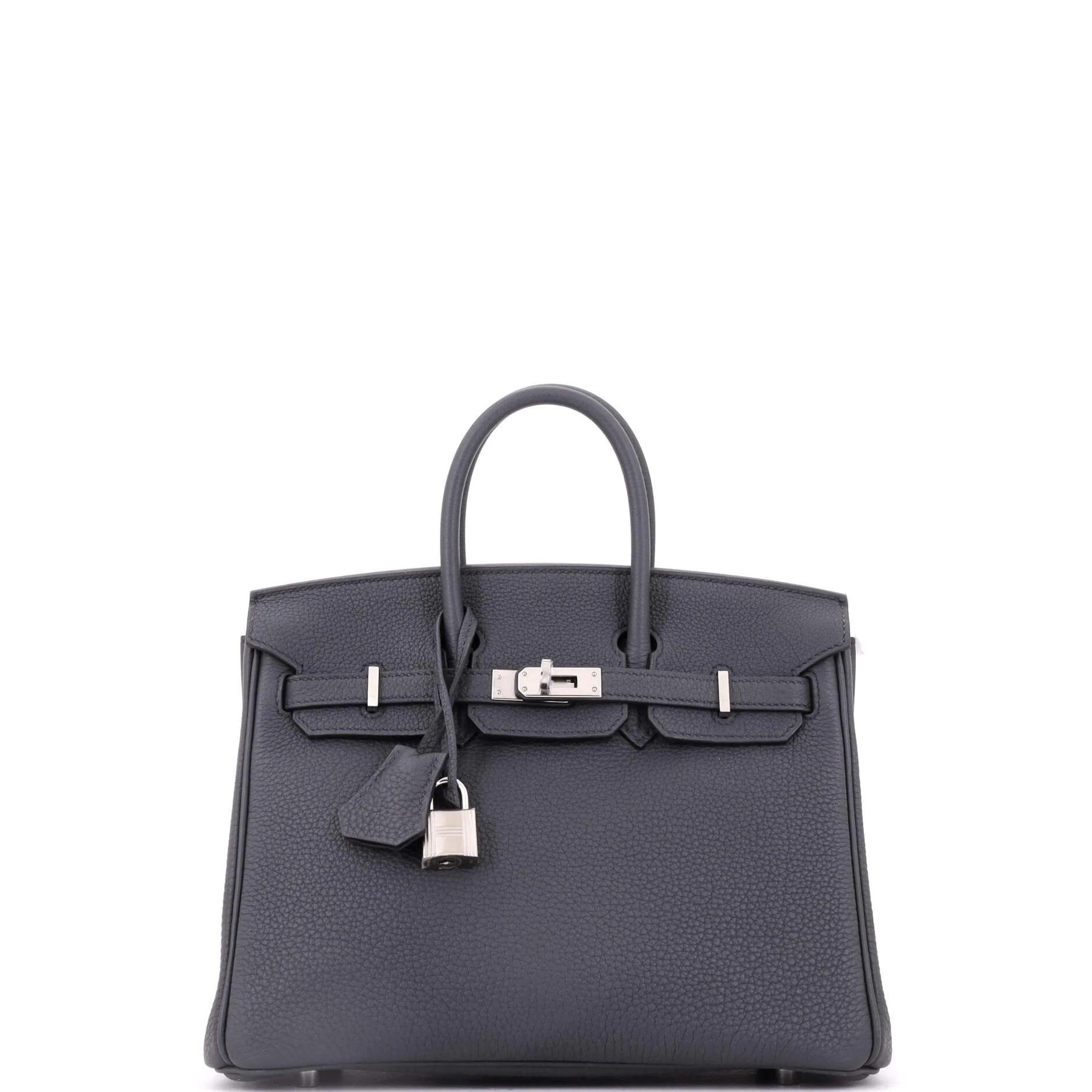 Birkin 25 leather tote