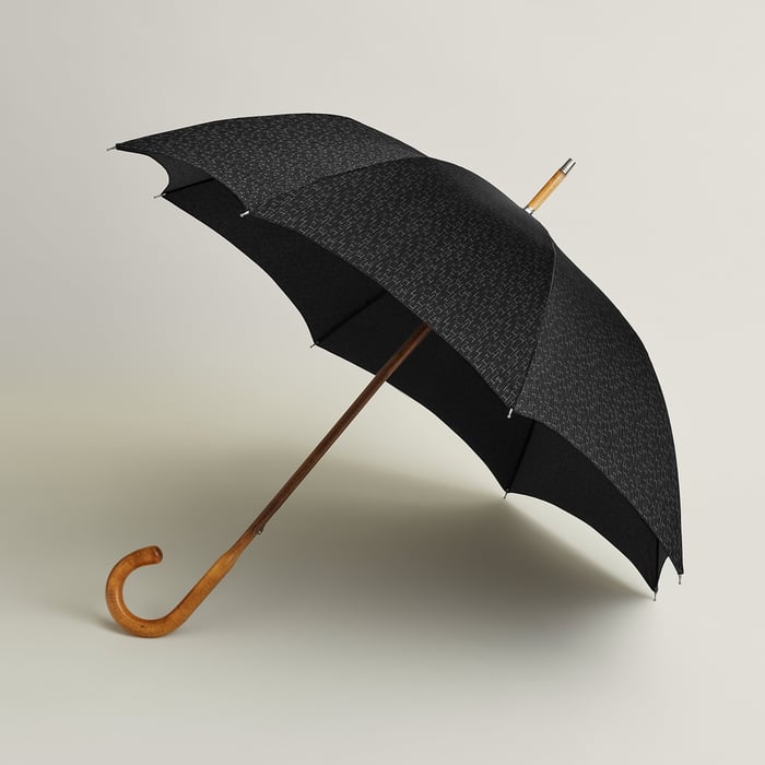 Noir Pluie De H Long Umbrella