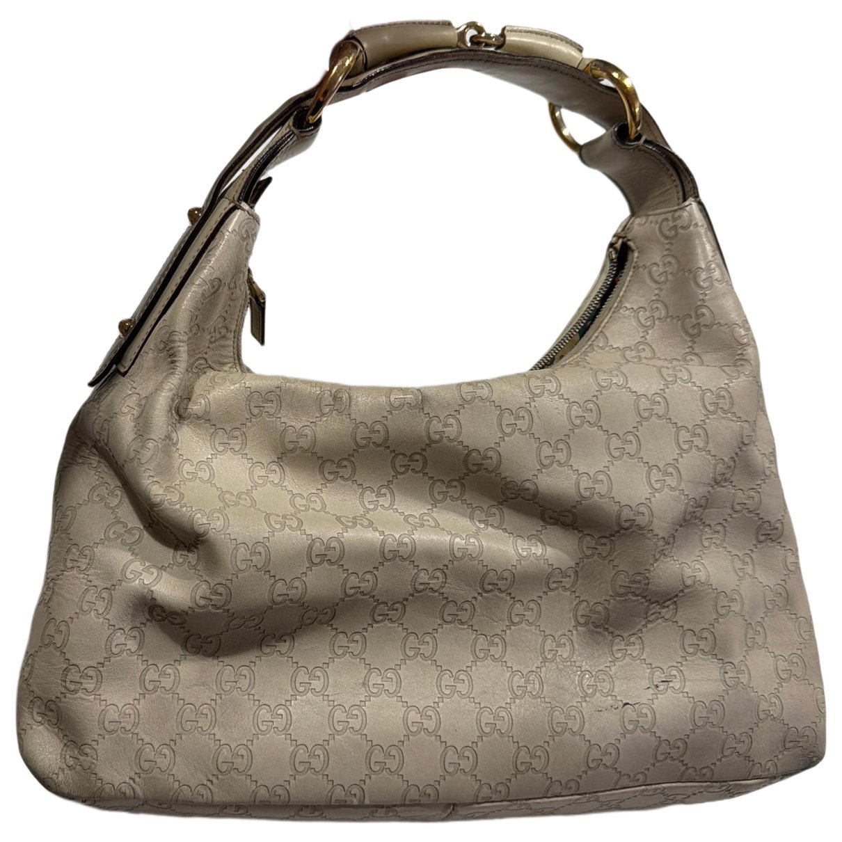 Hobo leather handbag